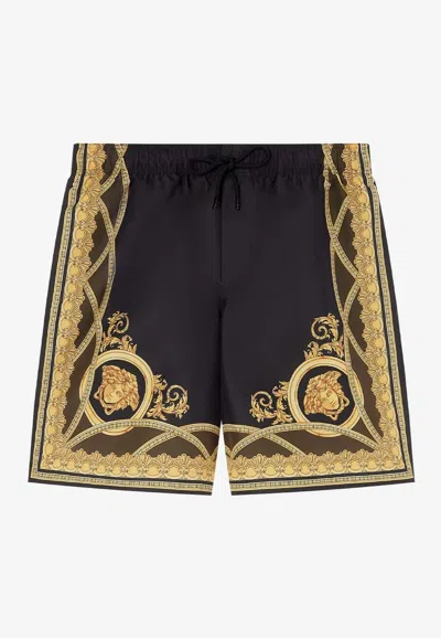 Versace Multicolored La Coupe Des Dieux Bath Sort In Black