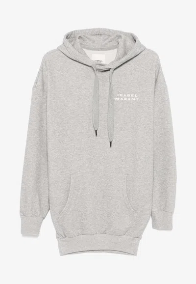 Isabel Marant Sylla Hoodie In Gray