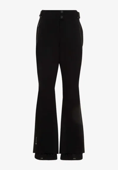 Moncler Flared Ski Pants In Tech Fabric In Black