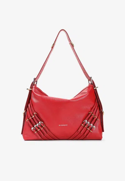 Givenchy Voyou Media Shoulder Bag In Red