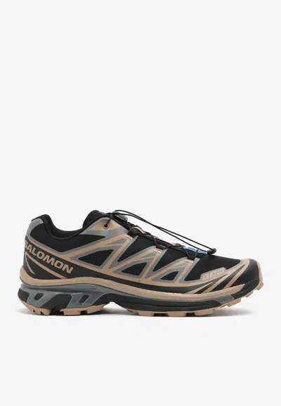 Salomon Mesh Upper Rubber Sole Sneakers Slip-on In Multi
