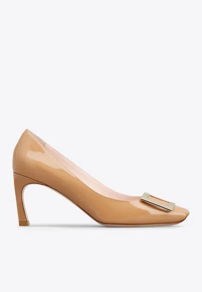 Roger Vivier Belle Vivier Trompette 70 Pumps In Brown