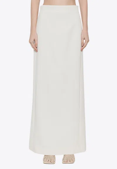 Wardrobe.nyc Column Wool Maxi Skirt In White