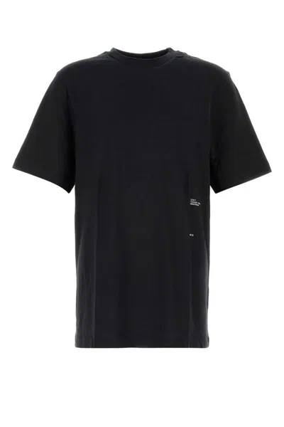 Oamc T-shirt In Black Cotton In Black