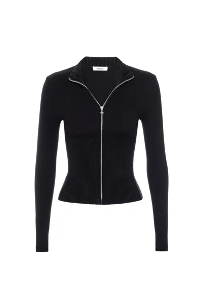 Ho24 Vlad Zip Up In Black