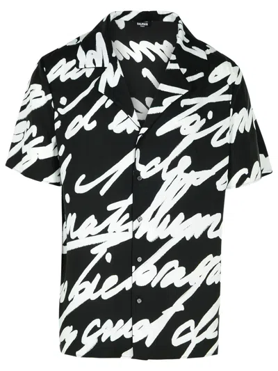 Balmain Big Love Letter Pajama Shirt