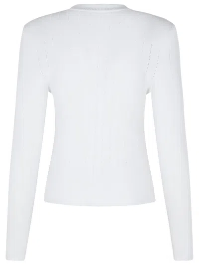 Balmain Crew-neck Sweater With Buttons