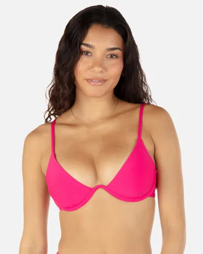 Inmocean Women's Solid Underwire Bra In Pink Burst