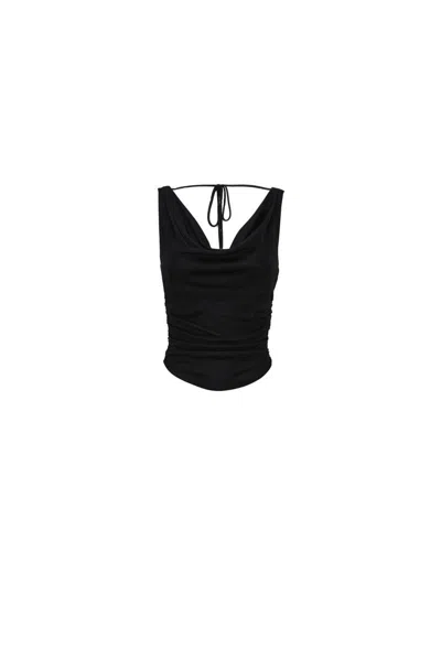 Aniye By Woman Top Black Size 4 Viscose In Black
