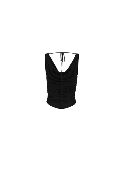 Aniye By Woman Top Black Size 4 Viscose In Black