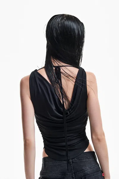 Aniye By Woman Top Black Size 4 Viscose In Black