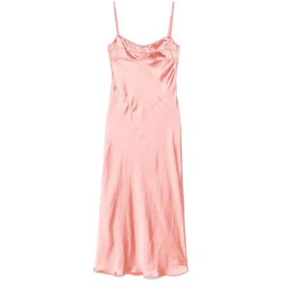 Anna October Waterlily Dress In Pink