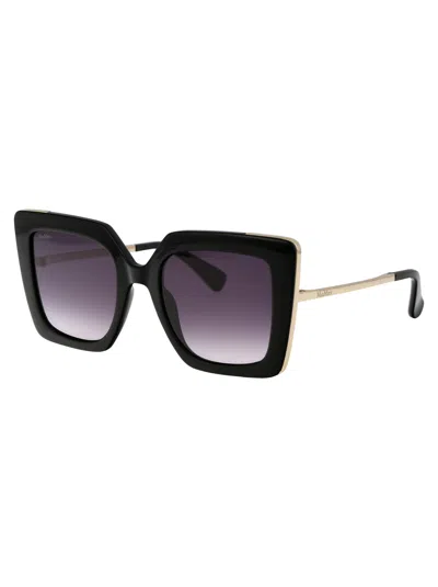 Max Mara Cat Eye Sunglasses Mm0051 01 B