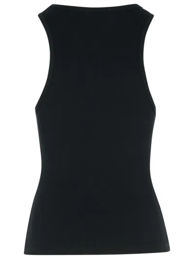 Moschino Jeans Cotton Blend Logo Tank Top