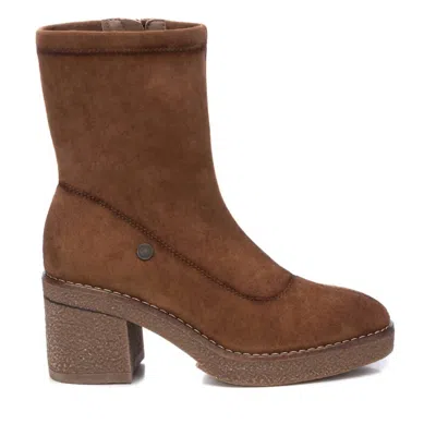 Shop Xti Women's Casual Booties In Camel In Brown