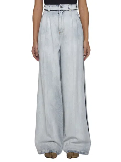 Maison Margiela 5 Pockets Carpenter Jeans In Blue