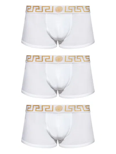 Shop Versace Swimwear In White