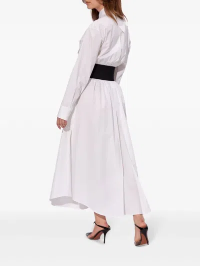 Alaïa Poplin Chemisier With Belt