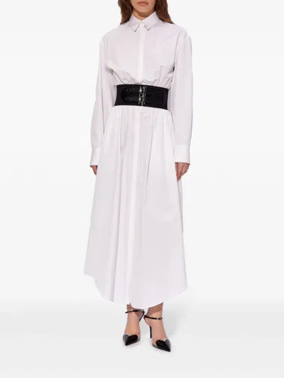 Alaïa Poplin Chemisier With Belt