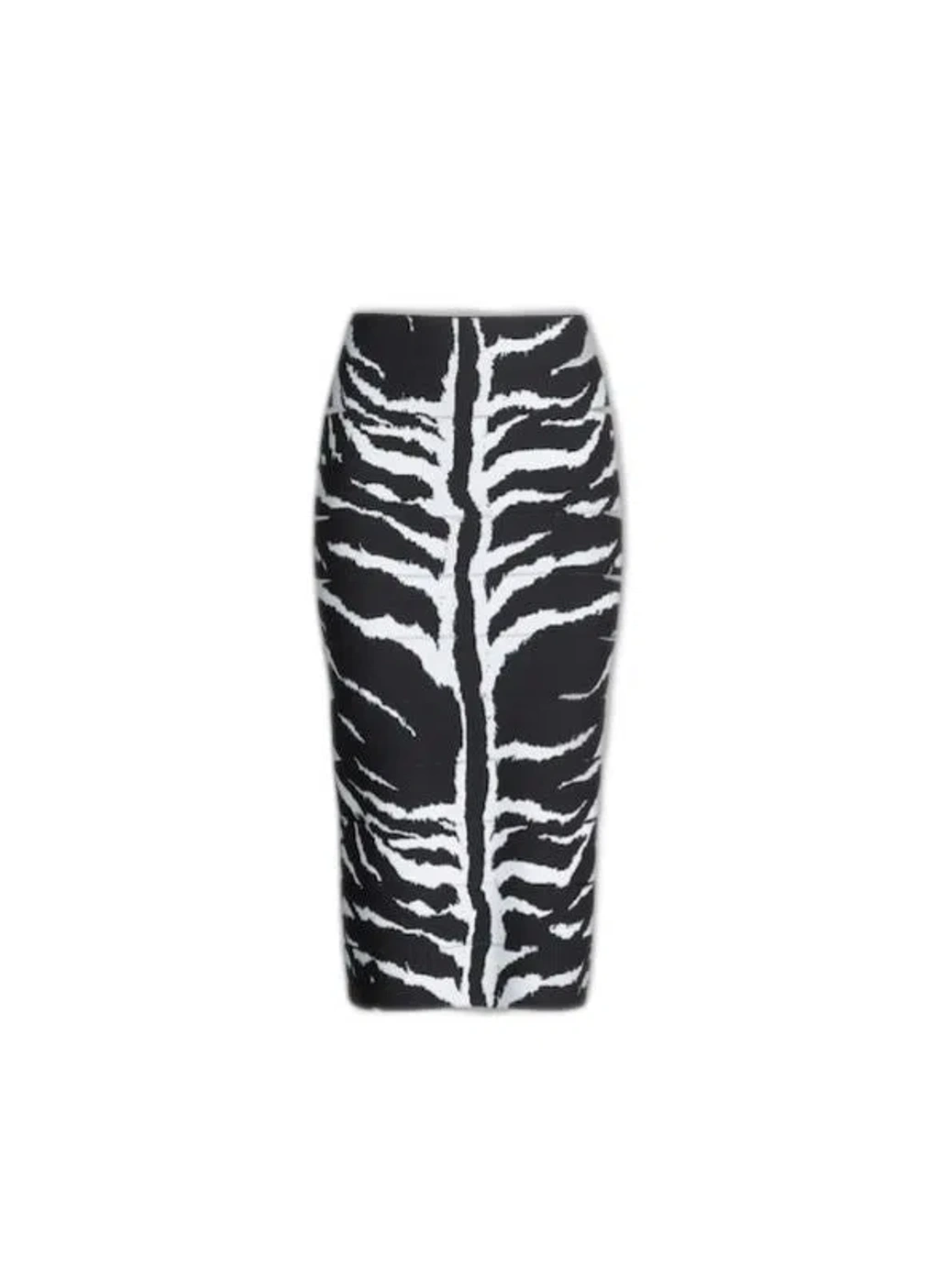 スカート ALAIA ZEBRA PENCIL SKIRT ALAÏA Pencil Skirt in Blanc & Noir | FWRD