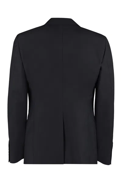 Alexander Mcqueen Tailored Jacket With Notch Lapel And Back Vent