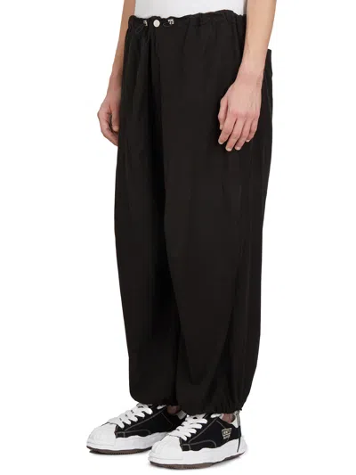 Andrea Ya'aqov Pantaloni Wide In Cupro E Cotone