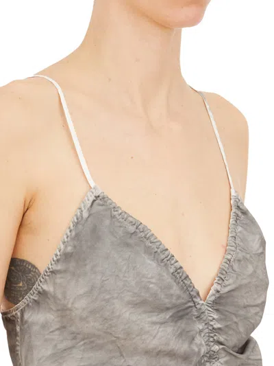 Andrea Ya'aqov Tank Top In Cupro Degrade'