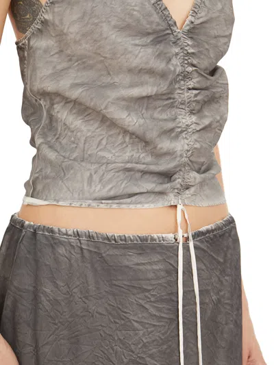 Andrea Ya'aqov Tank Top In Cupro Degrade'