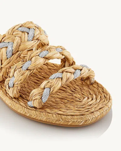 Aquazzura Woman Espadrilles Beige Size 7.5 Natural Raffia