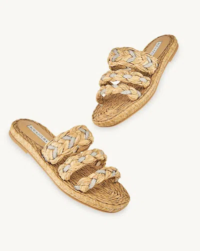 Aquazzura Woman Espadrilles Beige Size 7.5 Natural Raffia