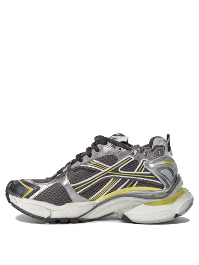 Balenciaga Runner Mesh And Faux Leather Sneakers