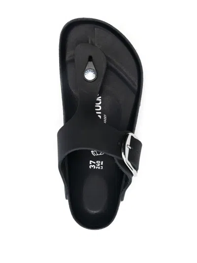 Birkenstock Gizeh Big Buckle Slide Sandal In Black