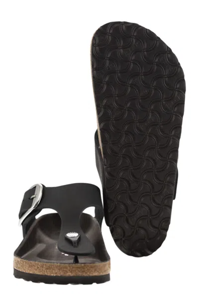 Birkenstock Gizeh Big Buckle Slide Sandal In Black