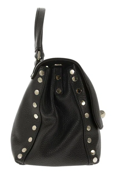 Zanellato Black Postina Daily S Handbag In Black