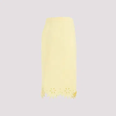 Bottega Veneta Embroidered Midi Skirt