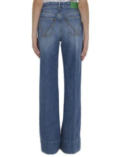 Bottega Veneta Wide Leg Flared Denim Jeans