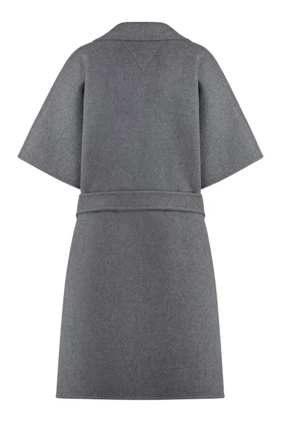 Bottega Veneta Belted Wool And Cashmere Coat