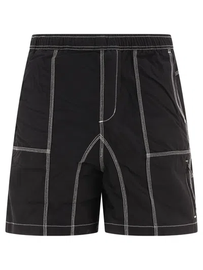 Brain Dead Panelled Contrast-stitch Shorts