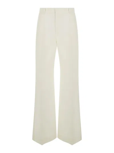 Chloé White Flared Trousers