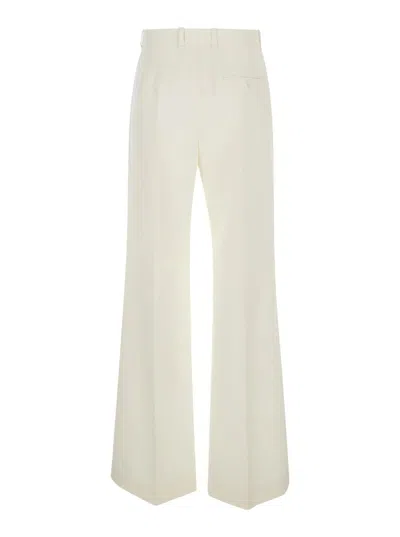 Chloé White Flared Trousers