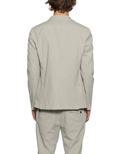 DANIELE ALESSANDRINI DANIELE ALESSANDRINI STRIPED COTTON JACKET 