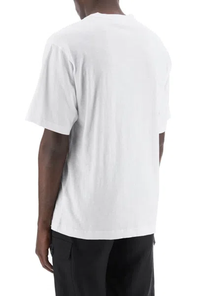 Dolce & Gabbana White Crewneck T-shirt With Contrasting Logo