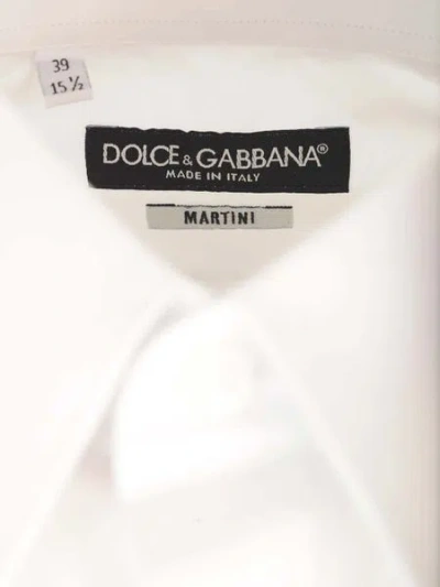 Dolce & Gabbana Slim Fit Long-sleeved Shirt In Stretch Cotton