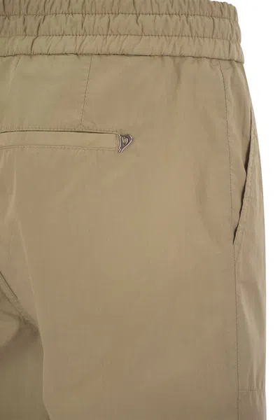 Dondup Women's Alba - Cotton Jogger Trousers In Brown