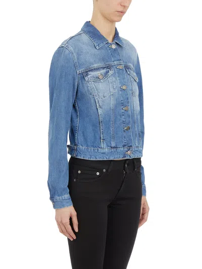 Dondup Long-sleeved Denim Coat