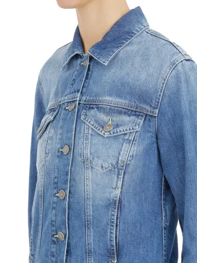 Dondup Long-sleeved Denim Coat