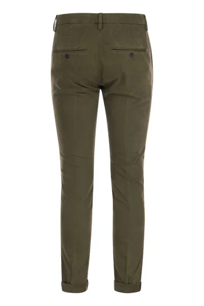 Dondup Men's Gaubert - Slim-fit Gabardine Trousers