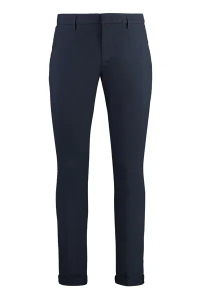 Dondup Gaubert Pants In Blue Cotton