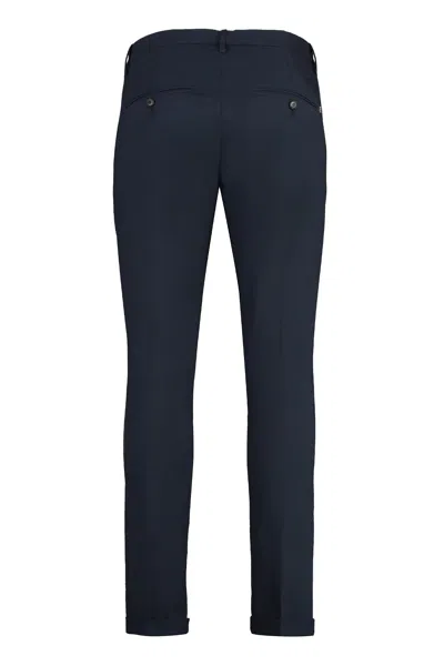 Dondup Gaubert Pants In Blue Cotton