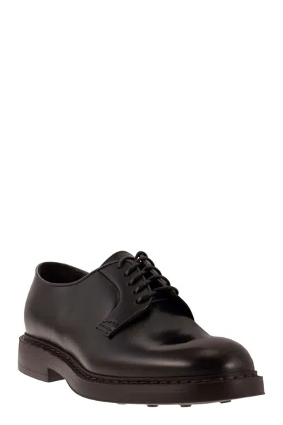 Doucal's Almond-toe Leather Derby Shoes